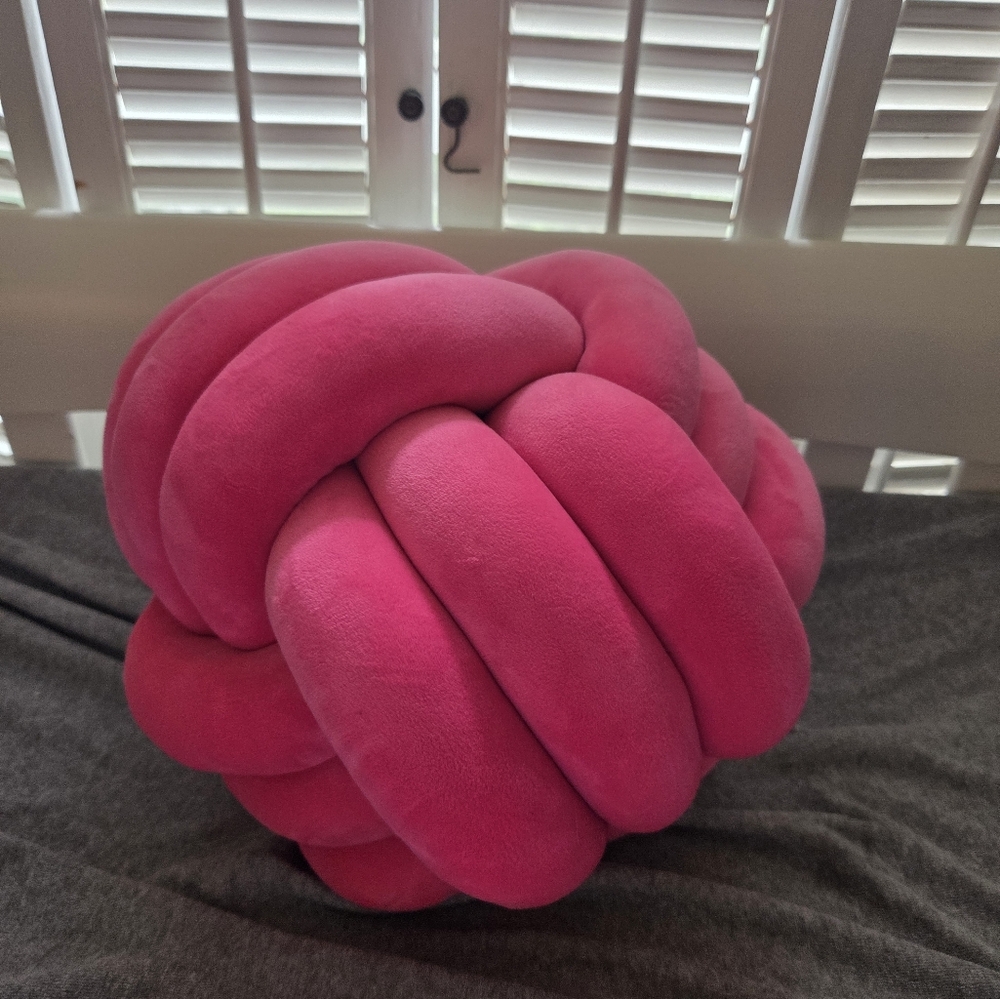 Pink Knot Pillow